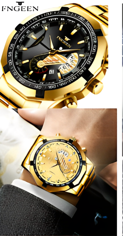 FNGEEN Gold (Black Dial)