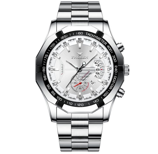FNGEEN Silver ( White Dial )