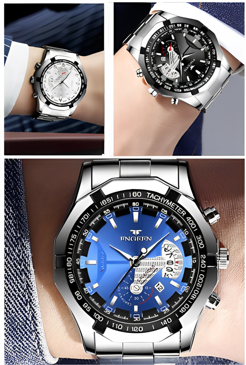 FNGEEN Black ( Blue Dial )