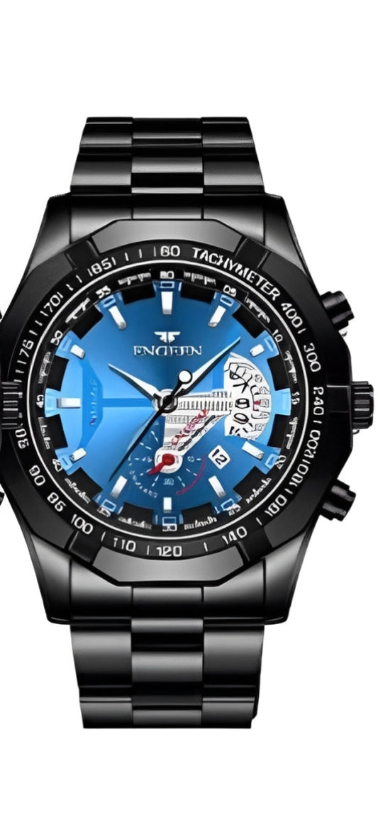 FNGEEN Black ( Blue Dial )