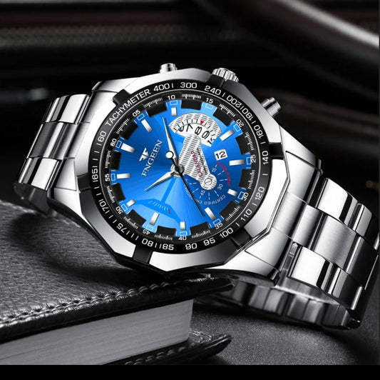 FNGEEN Silver ( Blue Dial )